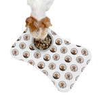Dog Face Pet Feeding Mat — Non-Slip Waterproof